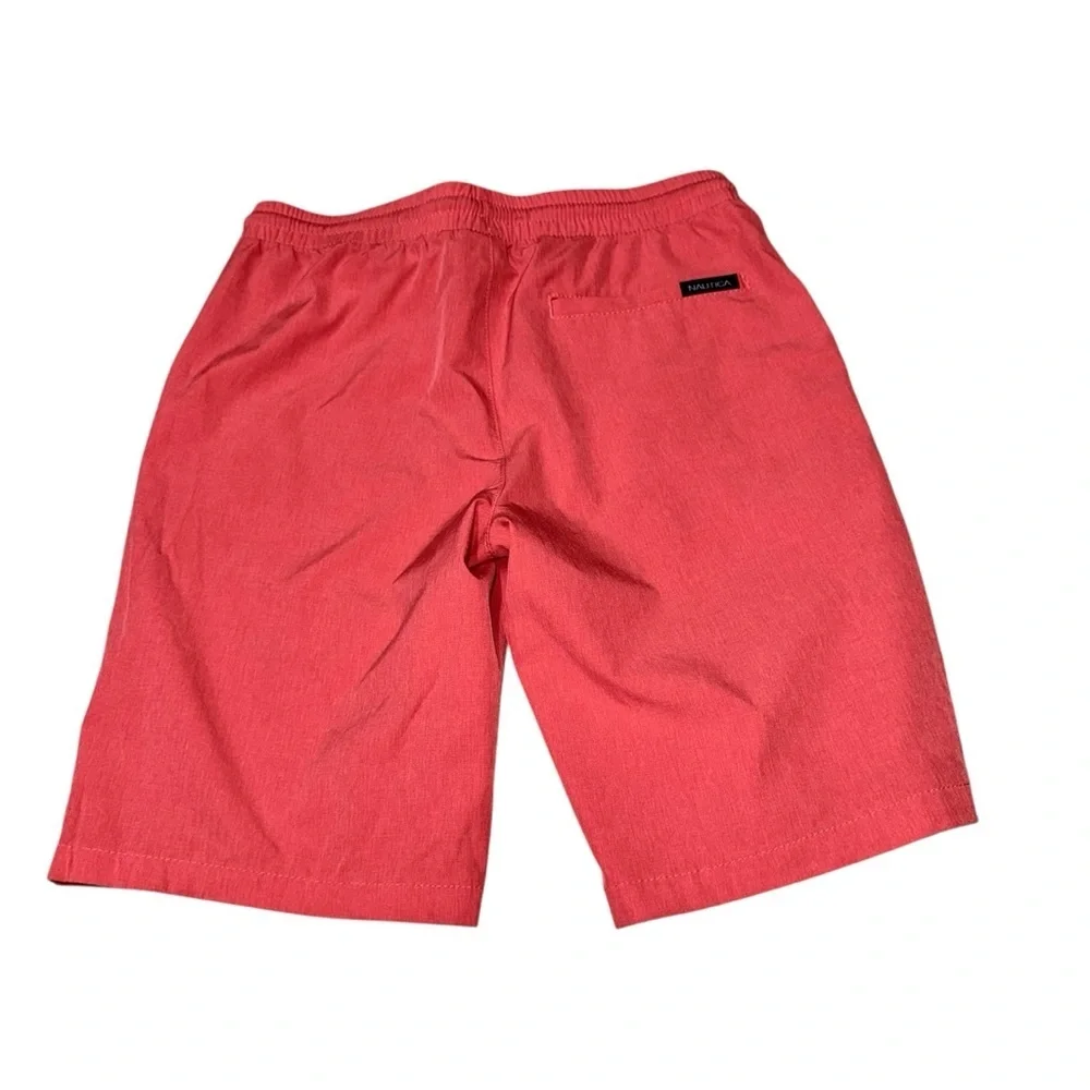 Nautica Boy's L Large (14-16) Board Shorts Swim Trunks Elastic Waist w. Pockets